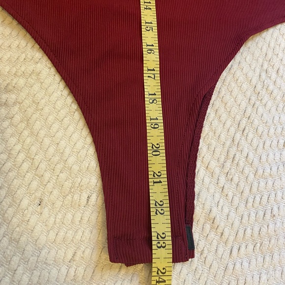 SHEIN burgundy bodysuit Size 4XL - Picture 4 of 6